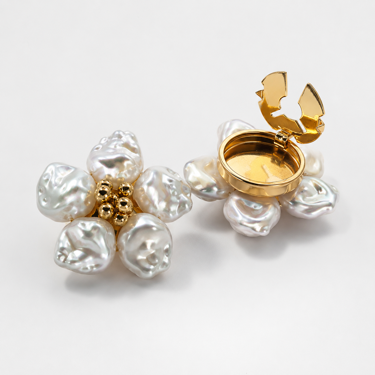 Baroque Pearl Flower - 1 Set