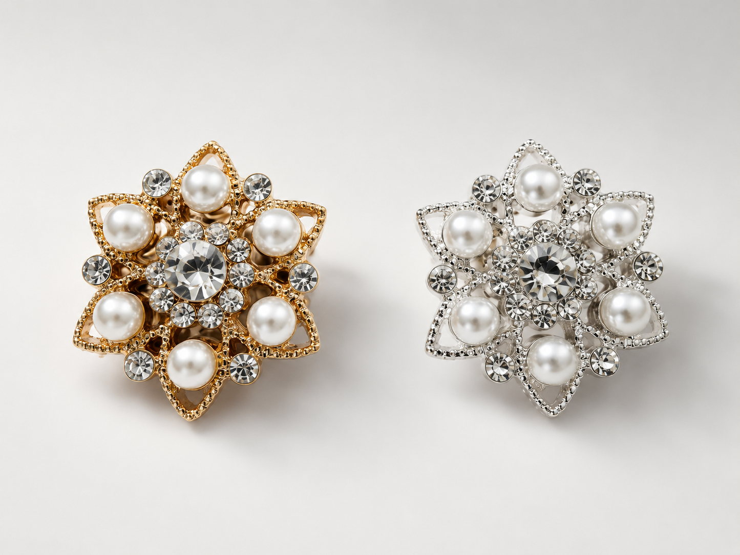 Crystal Pearl Star - 1 set