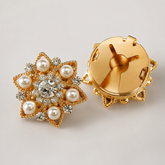 Crystal Pearl Star - 1 set